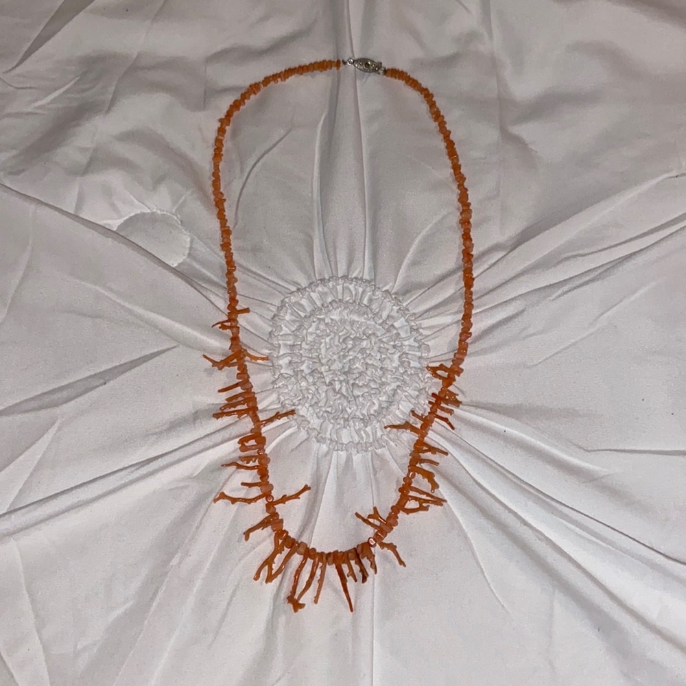 Vintage Branch Coral Necklace - Picture 2 of 6